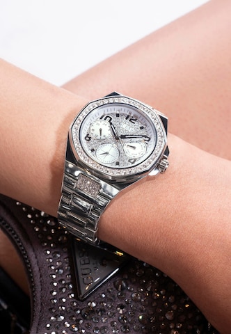 GUESS Analog watch 'LADY EMPIRE' in Silver: front