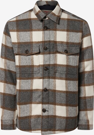 FYNCH-HATTON Between-Season Jacket in Cream / Brown / Light grey / Dark grey, Item view