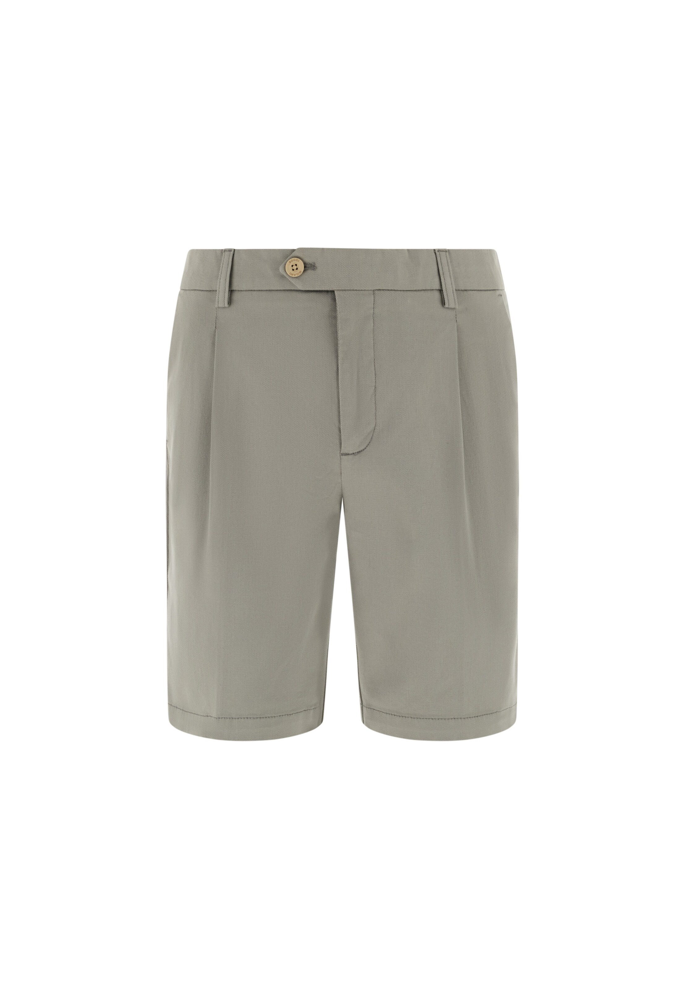 Boggi Milano Pleat-front trousers in Green: front