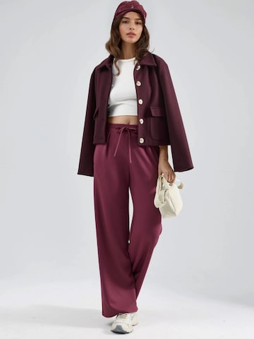 Hiccup Wide leg Trousers in Red