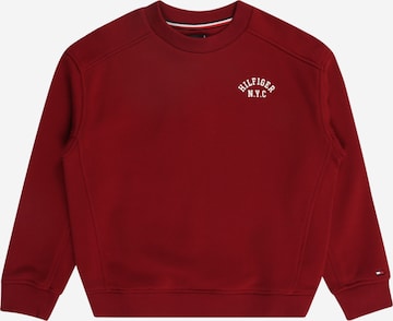 TOMMY HILFIGER Sweatshirt in Rot: predná strana