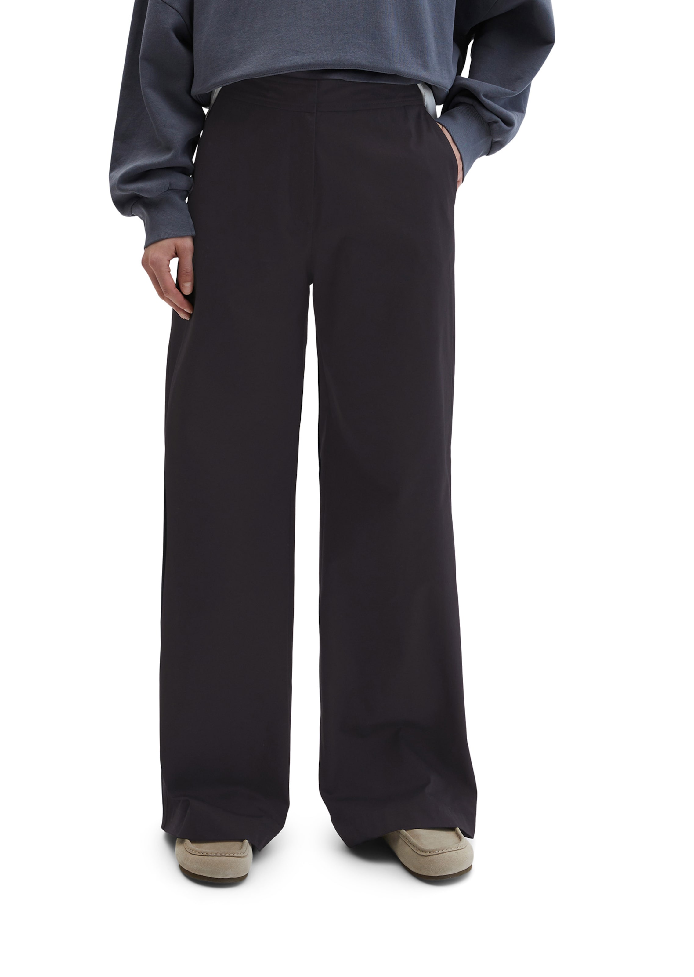 Marc O'Polo Regular Trousers in Blue: front