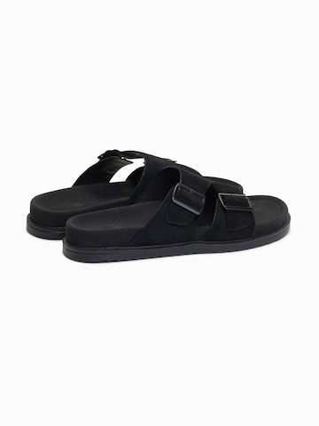 Ombre Pantolette‌‌‌‌‌‌‌ in Schwarz