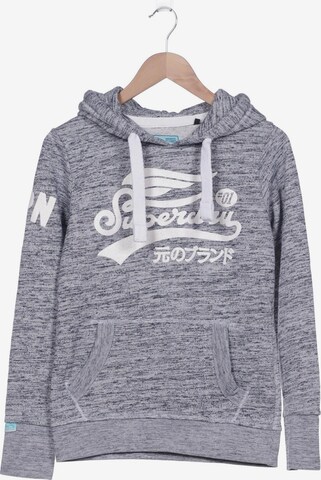 Superdry Sweatshirt & Zip-Up Hoodie in M in Blue: front