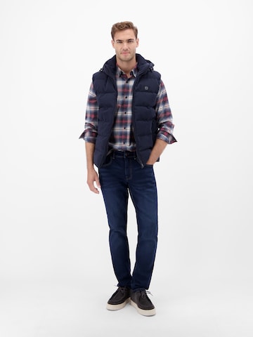 LERROS Regular fit Button Up Shirt in Red