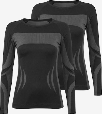 Base Layer normani en noir : devant