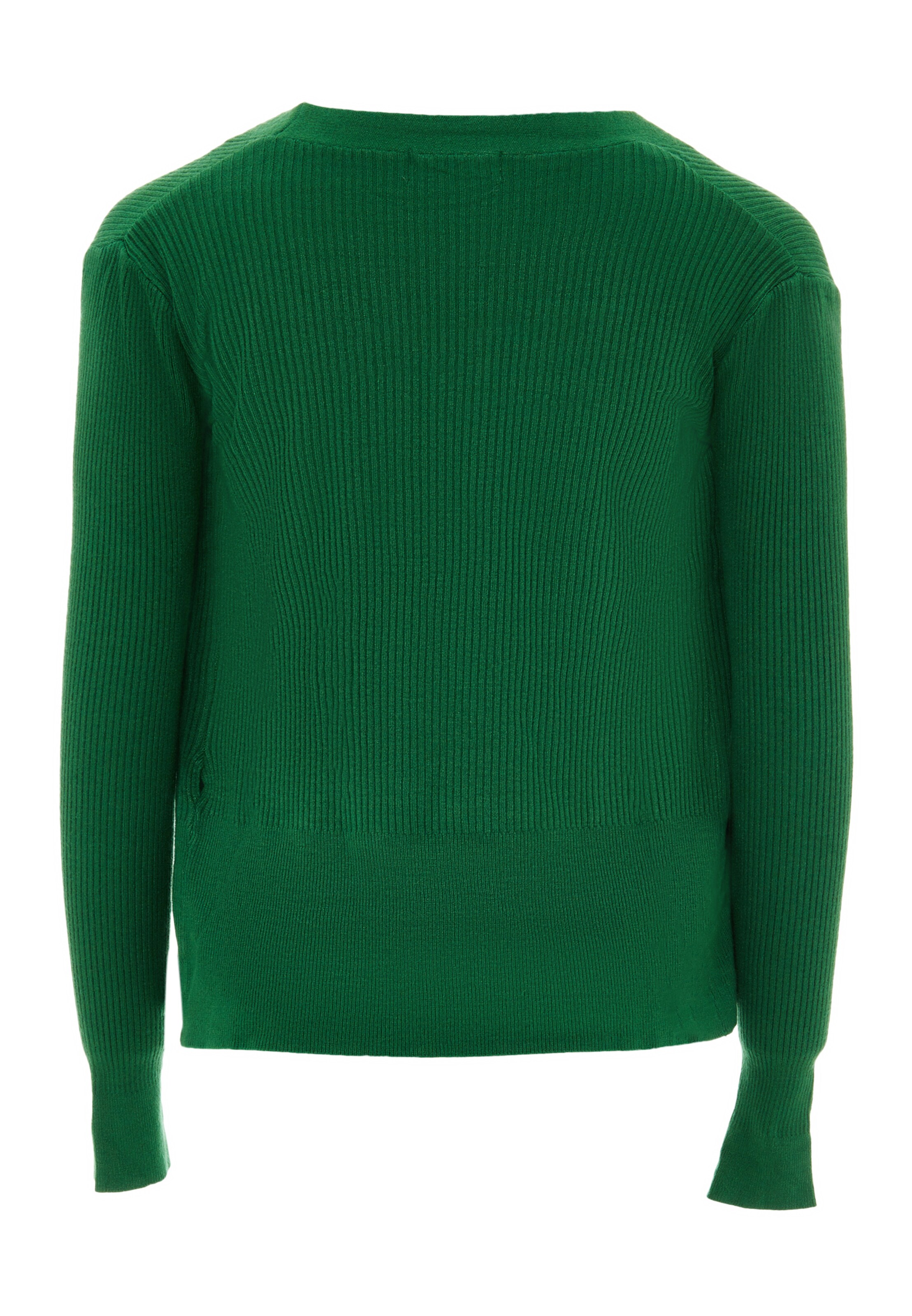 YASANNA - Casaco de malha em verde