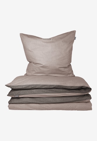 SCHIESSER Duvet Cover 'Doubleface Renforcé' in Brown: front