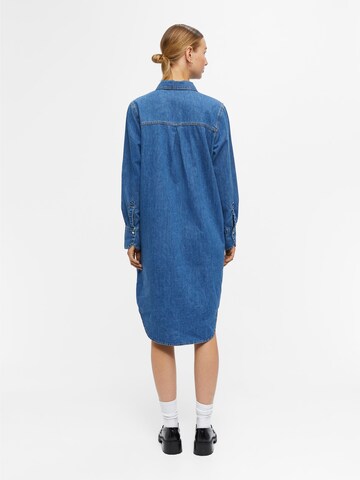 Robe-chemise 'LAURA' OBJECT en bleu