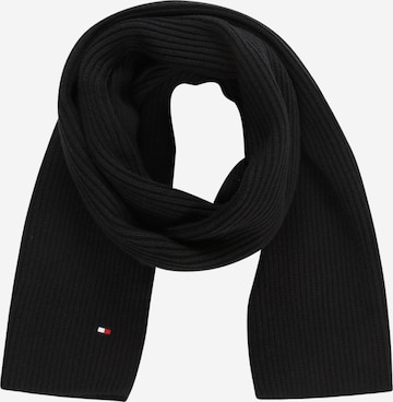 TOMMY HILFIGER Scarf 'Essential' in Black: front