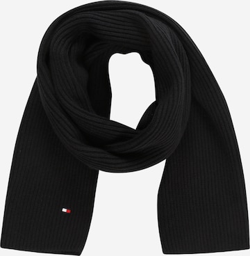 TOMMY HILFIGER Schal 'Essential' in Schwarz: predná strana