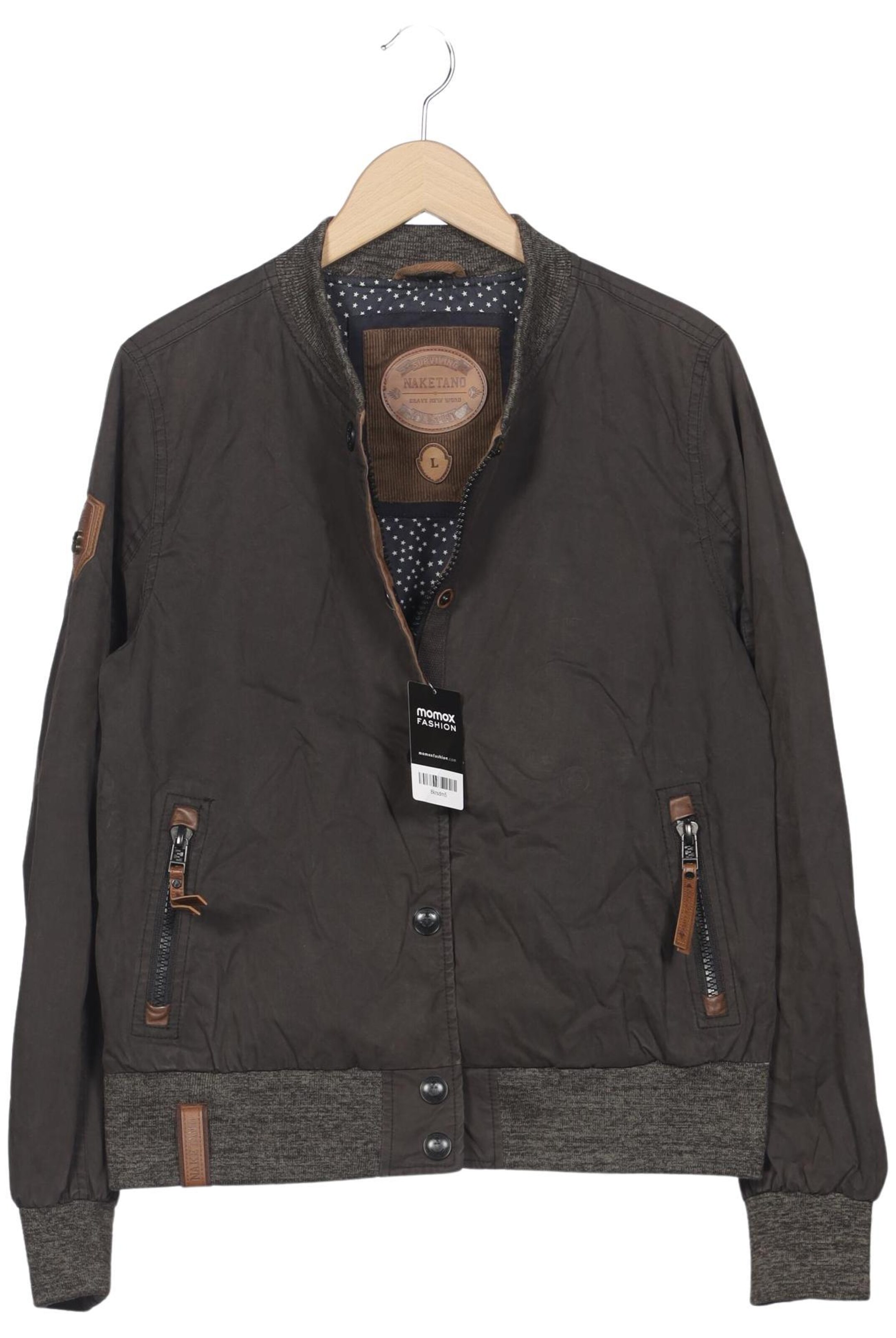 naketano Jacket & Coat in L in Grey: front