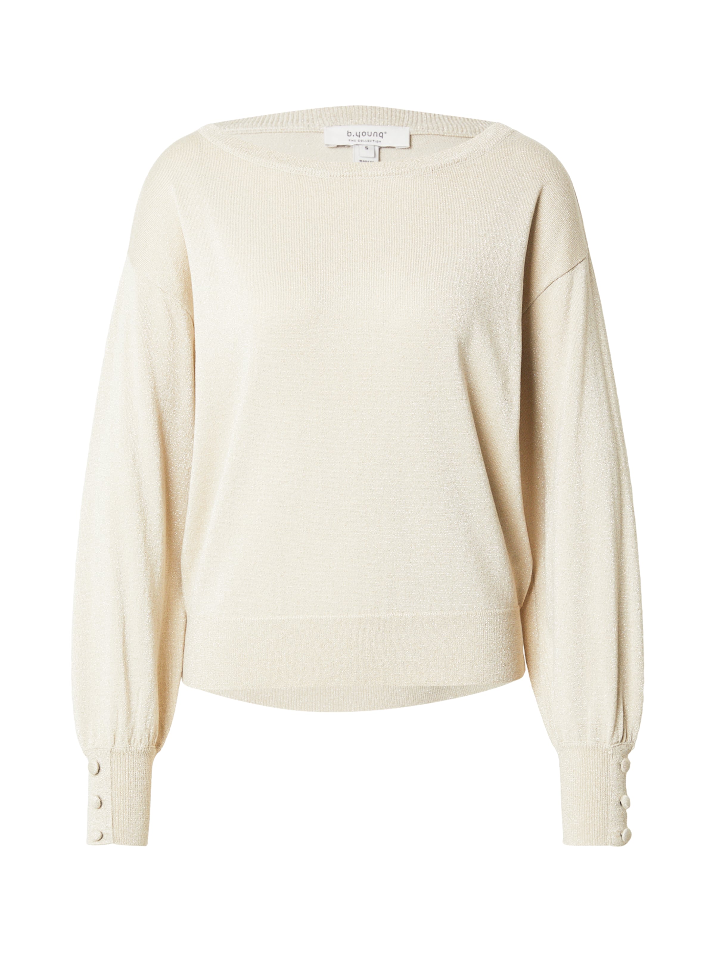 b.young - Pullover 'BYMOBBE' em bege: frente
