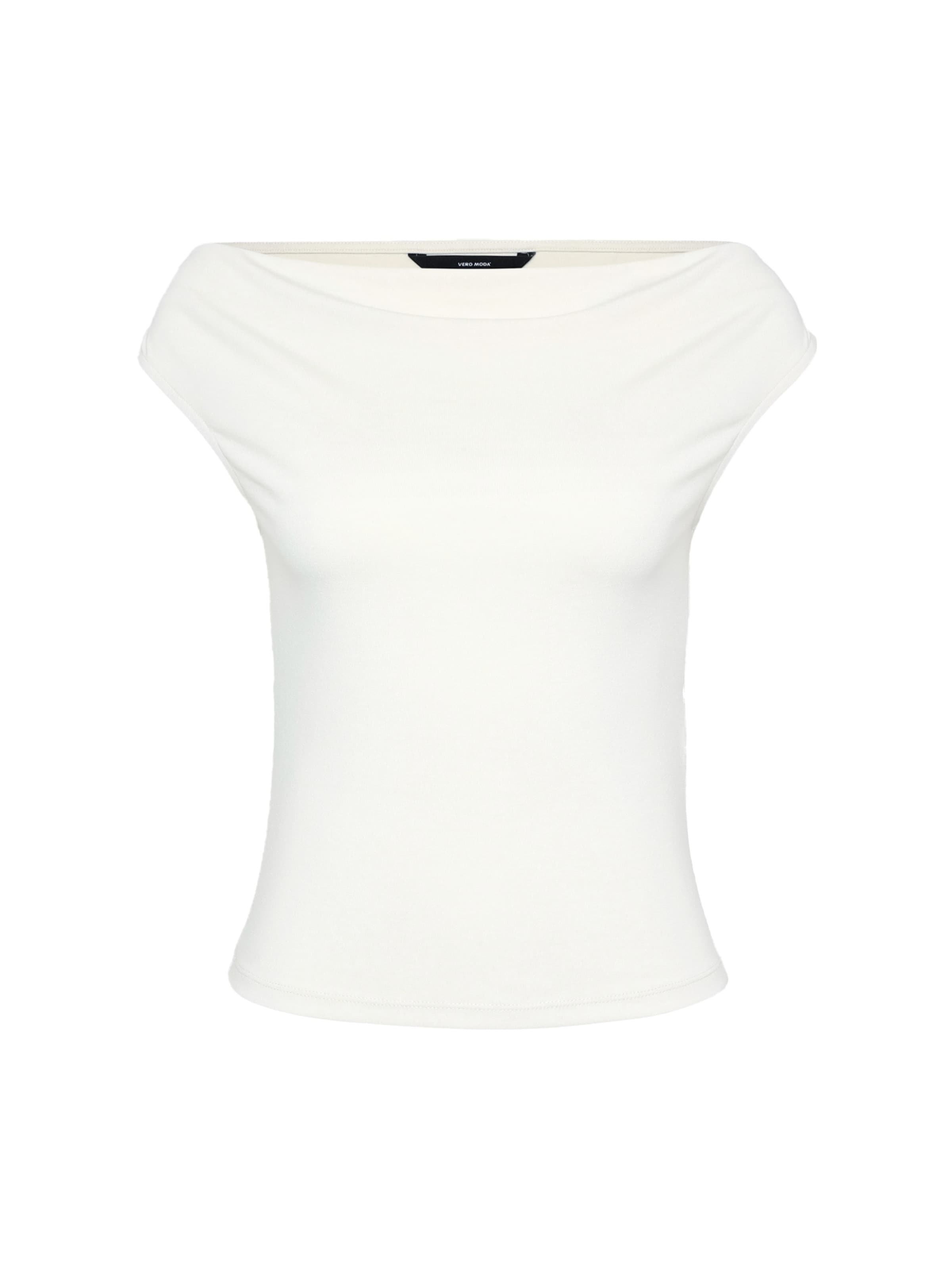 Vero Moda Petite - Camiseta en beige: frente