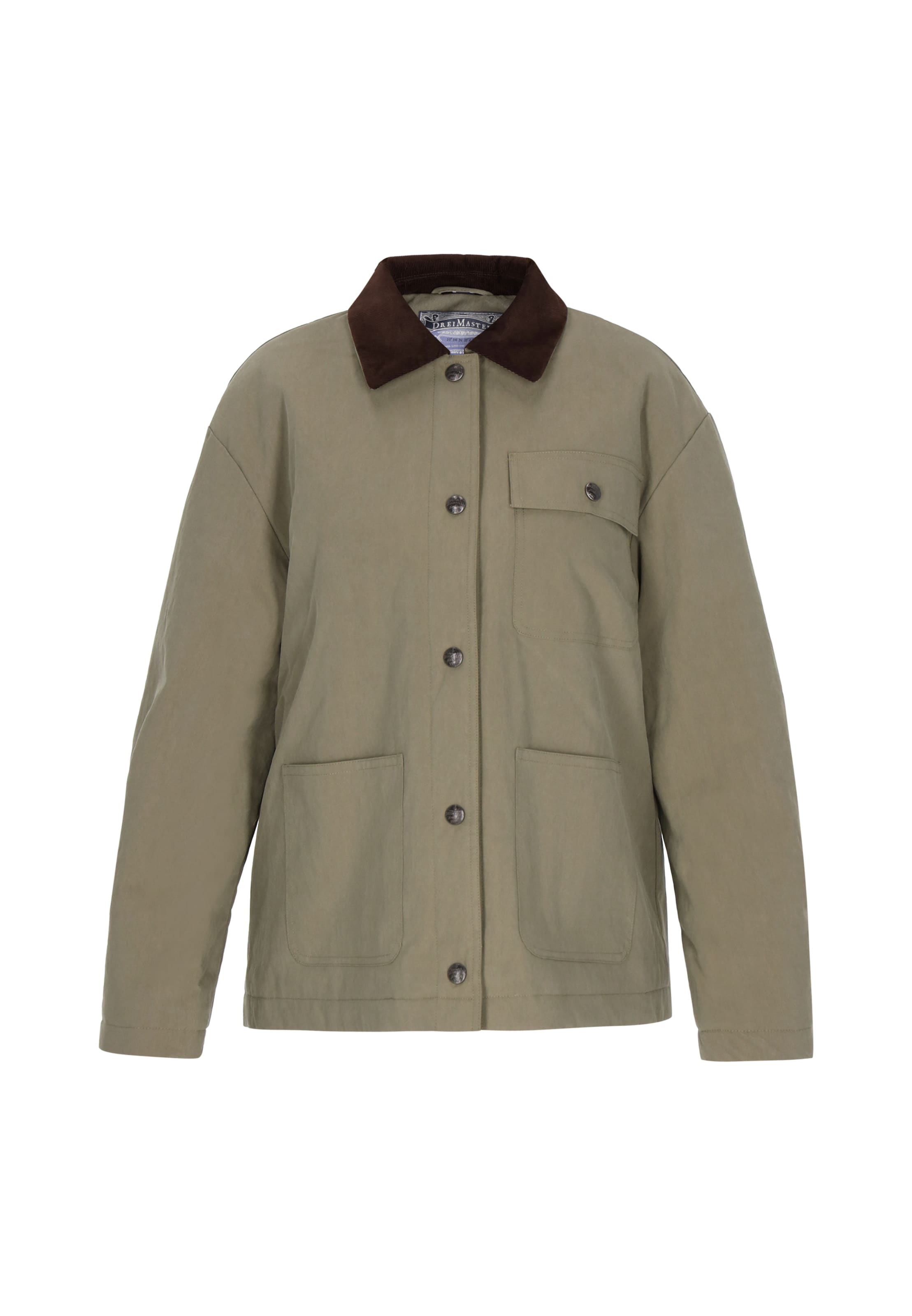 žalia DreiMaster Vintage Demisezoninė striukė: priekis