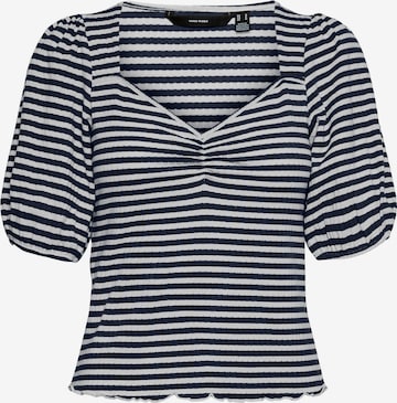 VERO MODA Shirt 'Gabi' in Blauw: voorkant