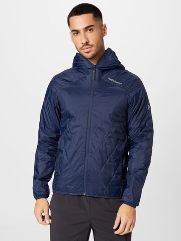 Veste outdoor PEAK PERFORMANCE en bleu : devant