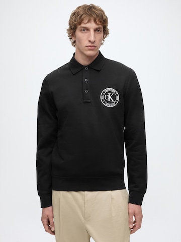 Calvin Klein Jeans Sweatshirt in Black: front