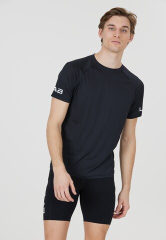 ELITE LAB Performance Shirt 'LAB' in Black: front