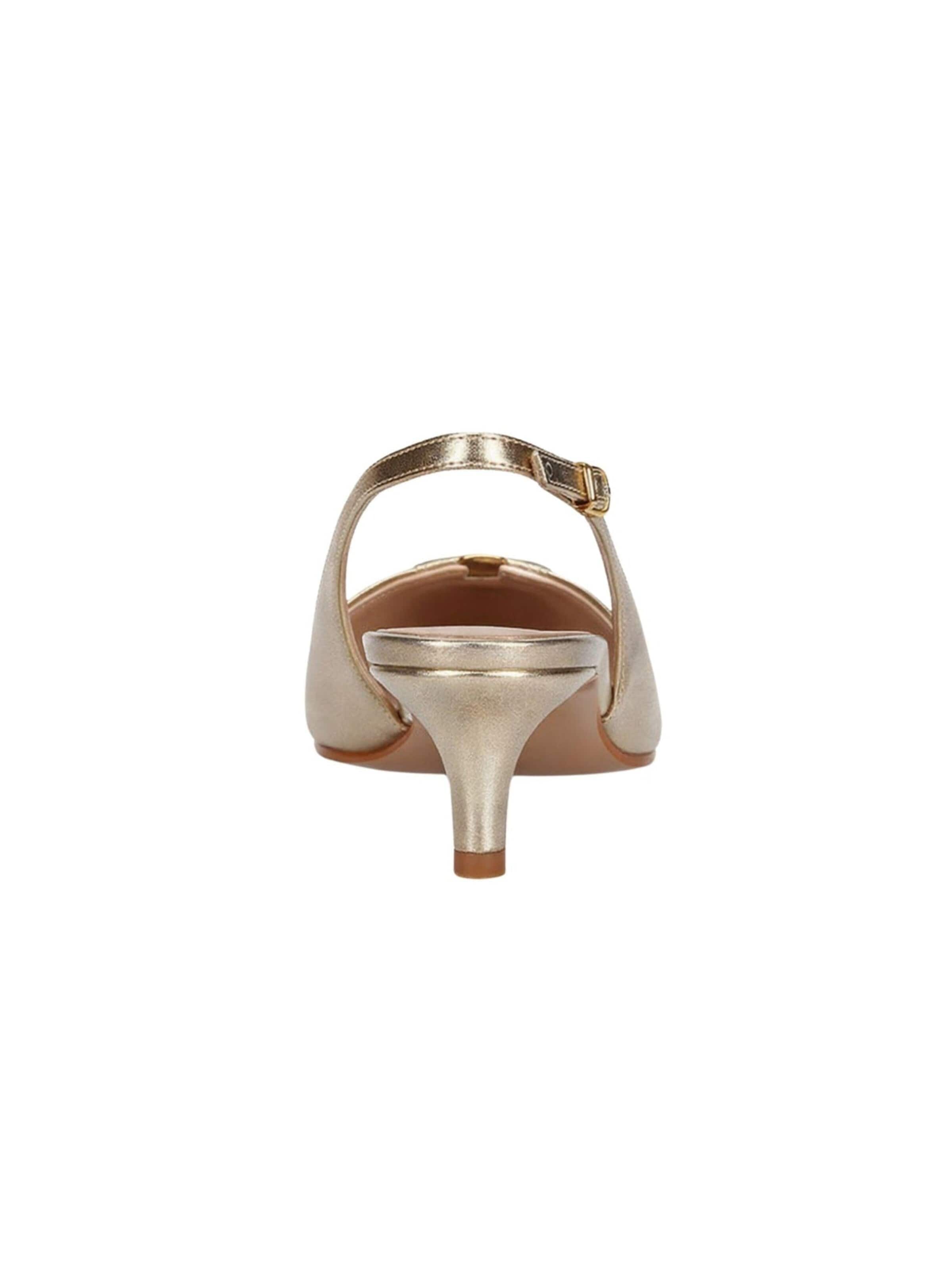 Twinset Slingback Pumps 'Leather slingback pumps' in Silver