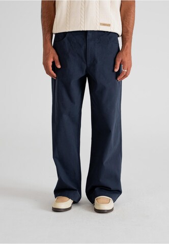 Loosefit Pantaloni chino 'Scout' di Prohibited in blu: frontale