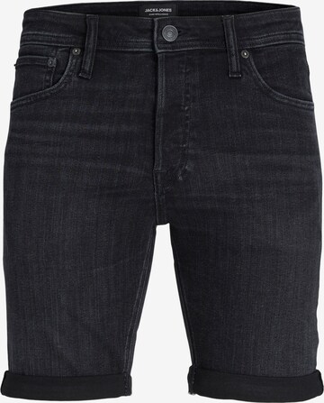 JACK & JONES Slimfit Jeans 'RICK ORIGINAL' in Zwart: voorkant