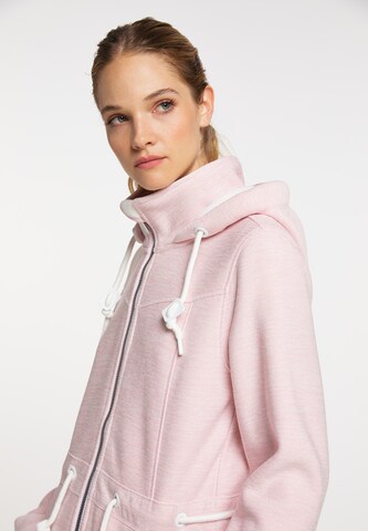 Cappotto in maglia di ICEBOUND in rosa