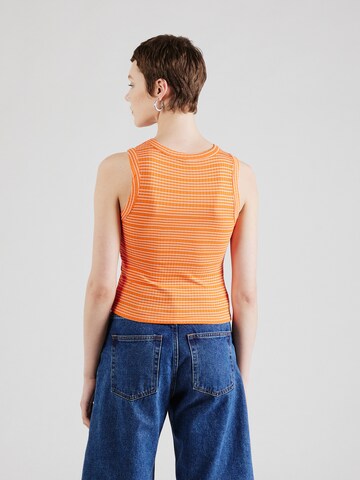 PIECES - Top 'KIANE' en naranja