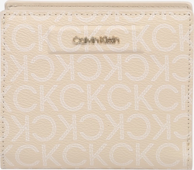 Calvin Klein Porte-monnaies en beige / blanc, Vue avec produit