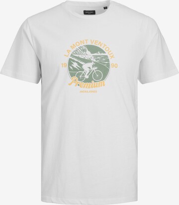 T-Shirt 'Alpe' JACK & JONES en blanc : devant