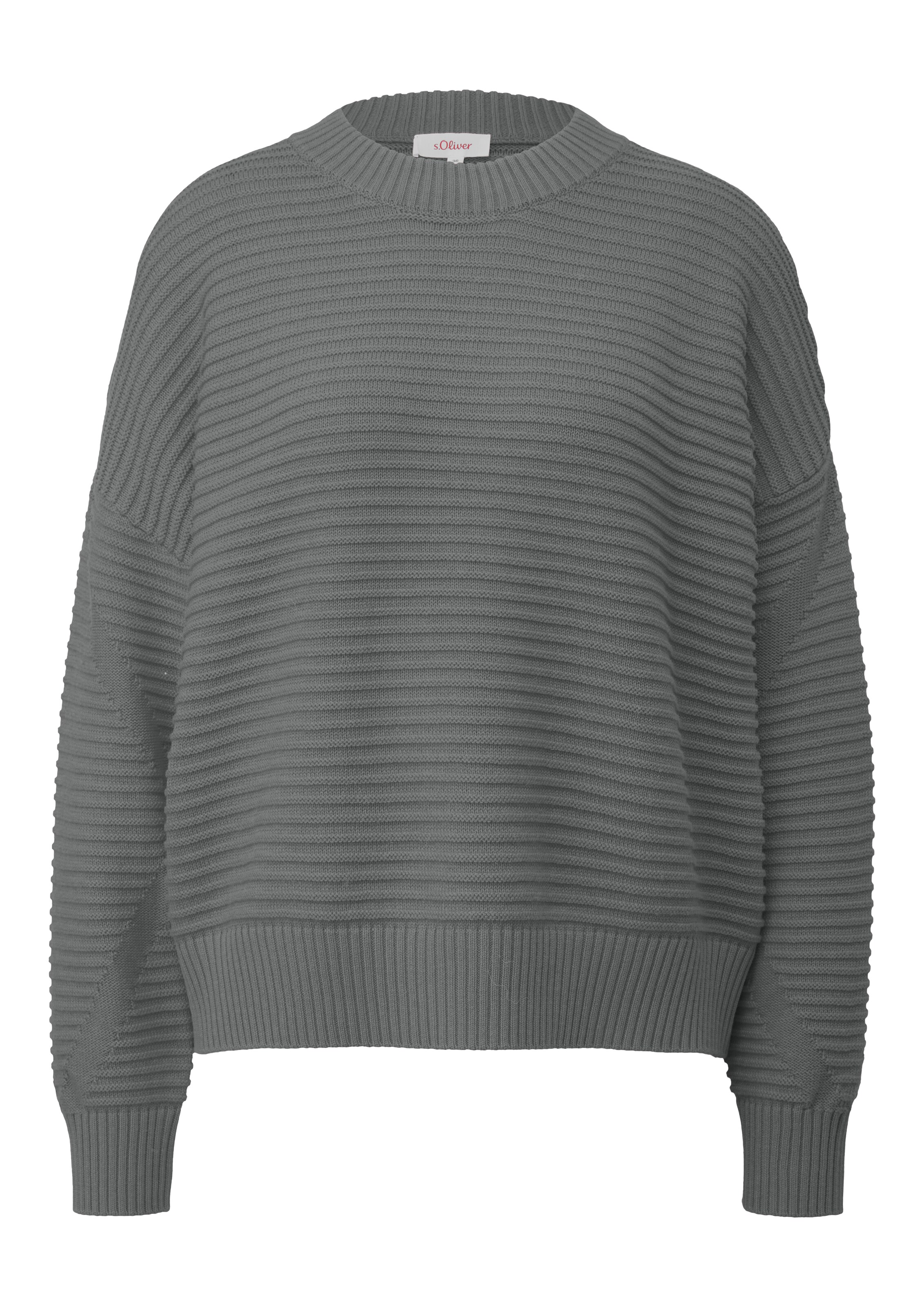 s.Oliver Pullover in Grau: Vorderseite