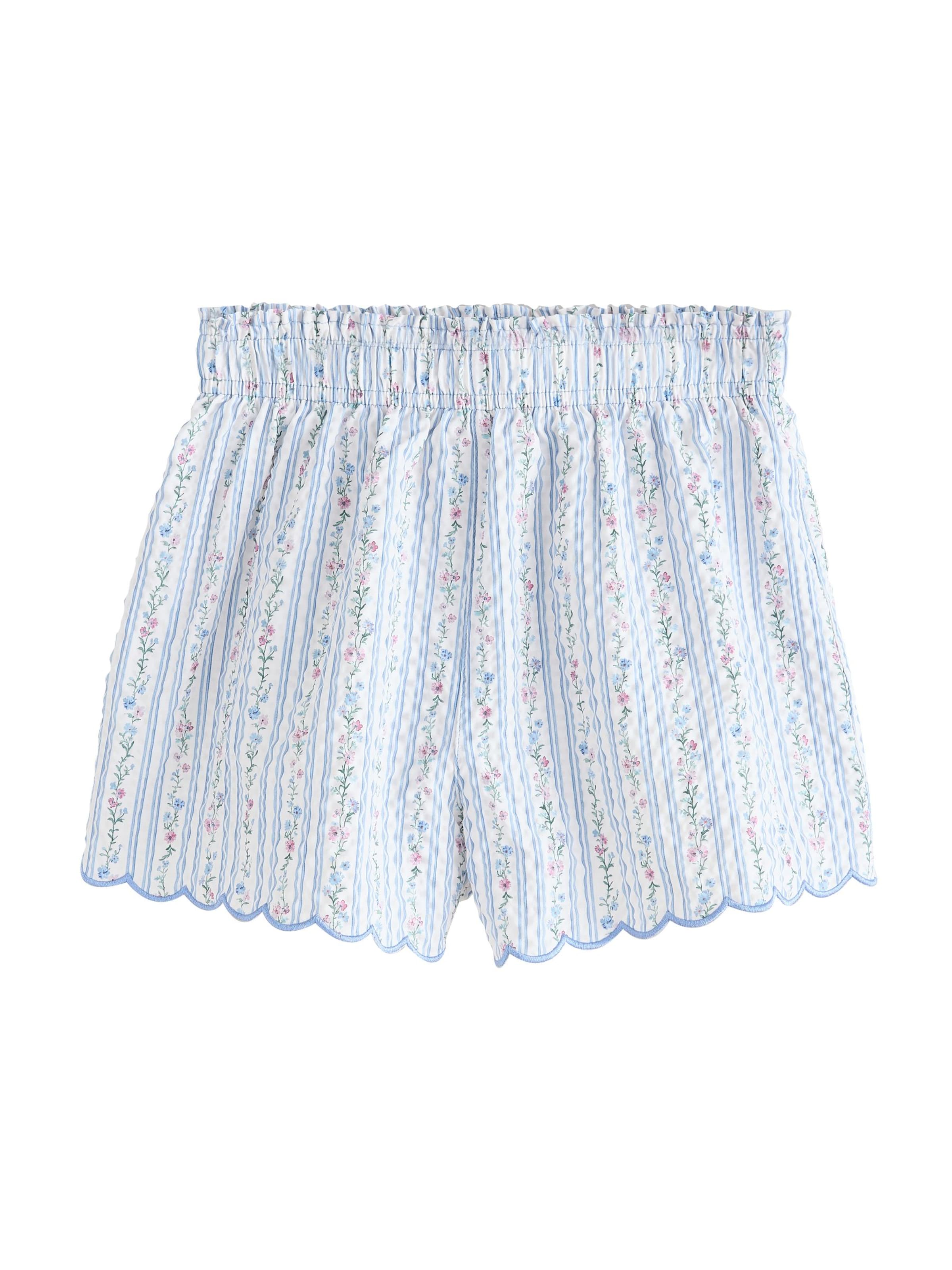 Largi Pantaloni de la Next pe albastru: față