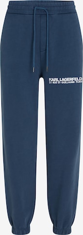 Karl Lagerfeld - regular Pantalón 'Rue St-Guillaume' en azul: frente