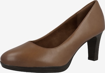 TAMARIS Официални дамски обувки в кафяво: отпред