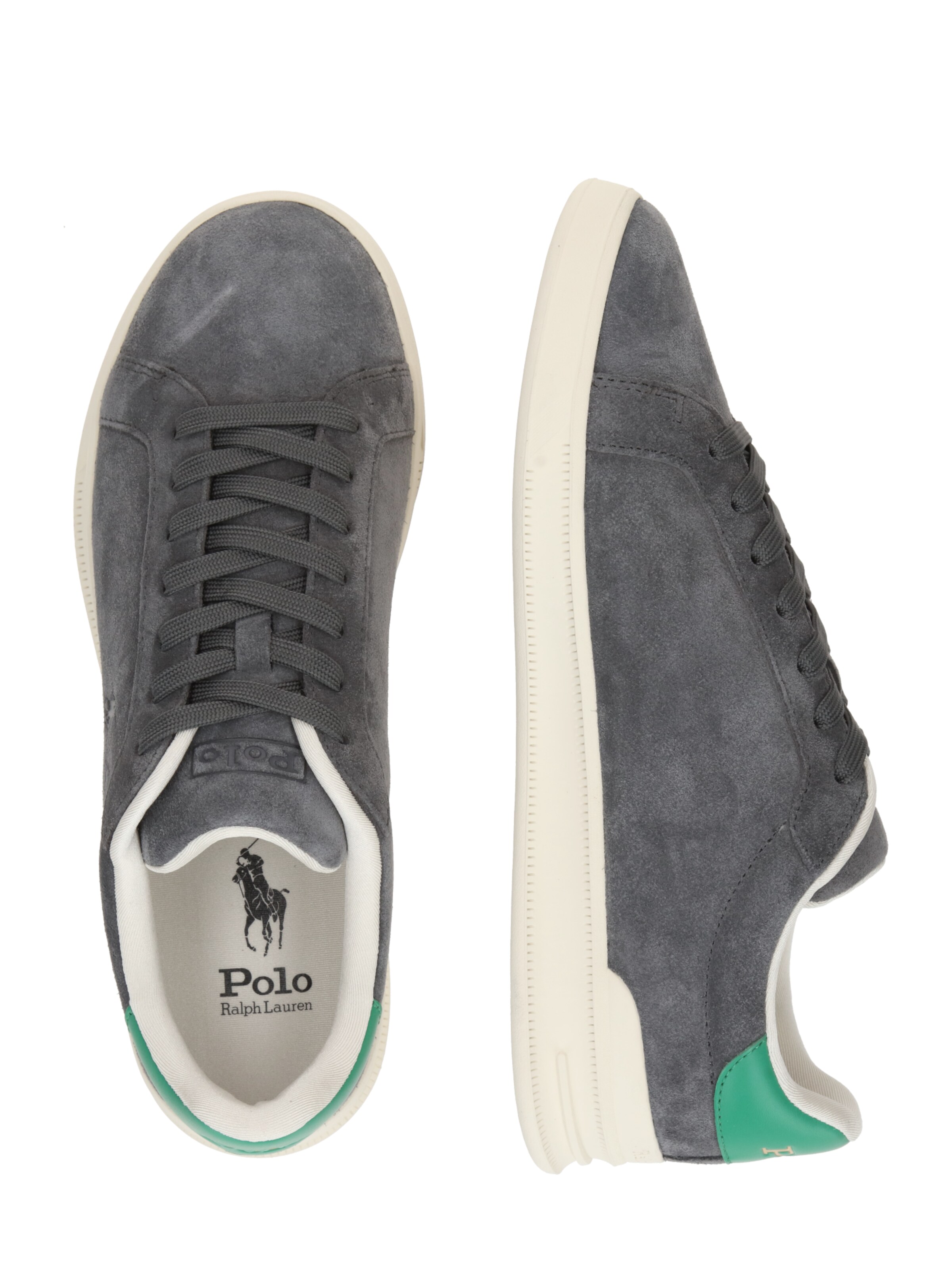 Polo Ralph Lauren Sneaker low 'HRT CRT II' i grå