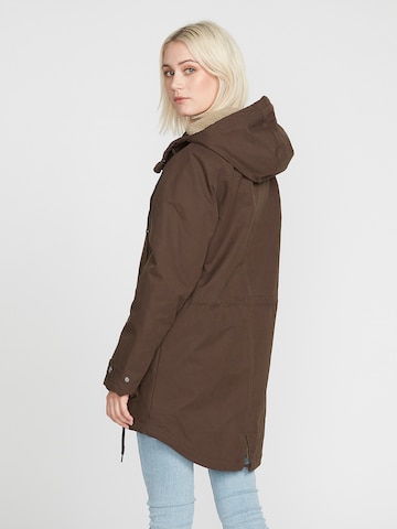 Manteau fonctionnel 'Walk On By' Volcom en marron