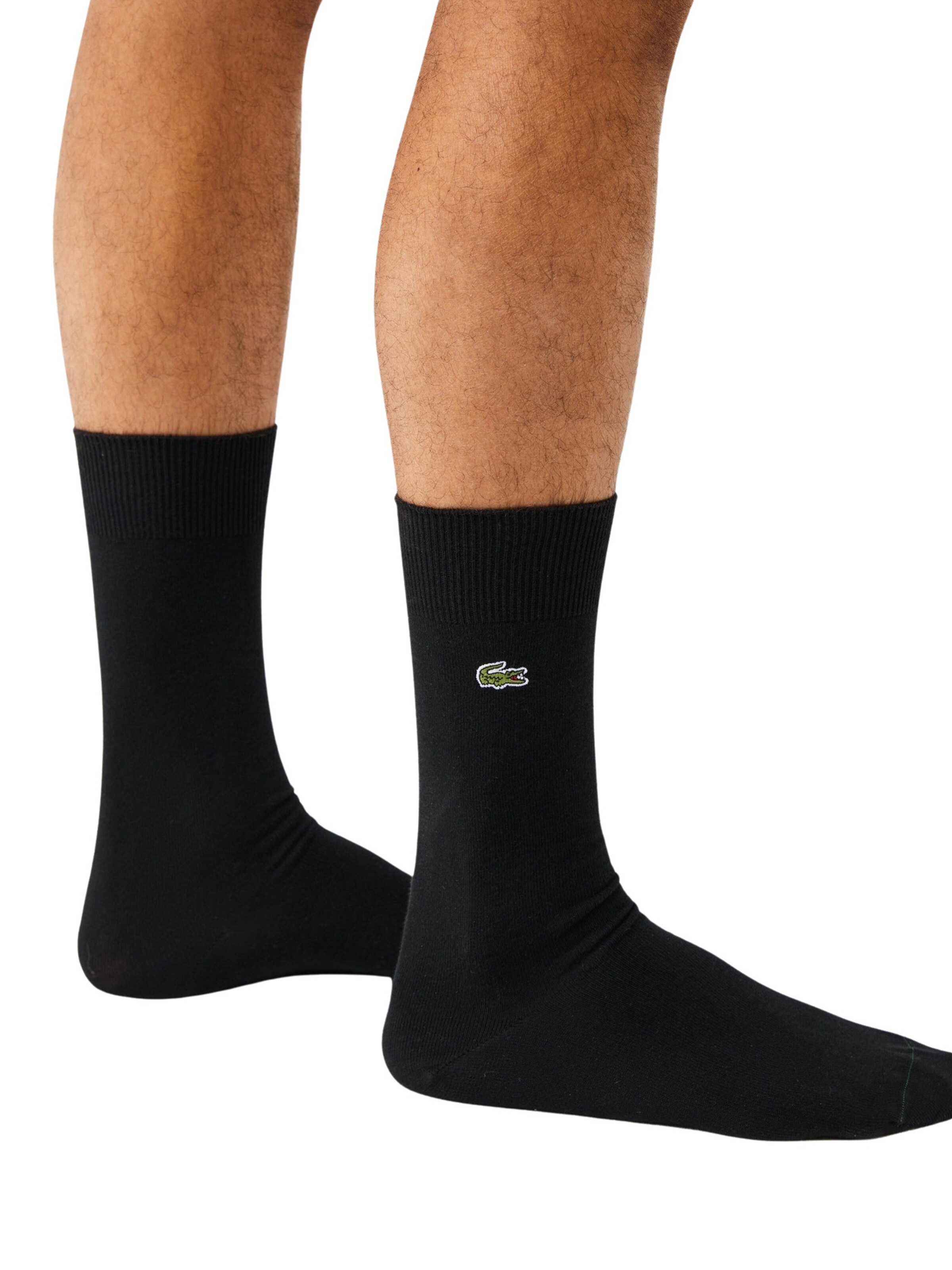 LACOSTE Set: Boxershorts und Socken in Schwarz