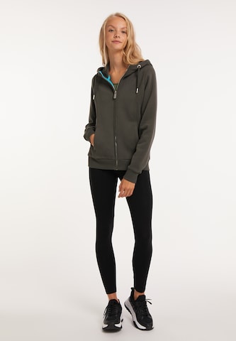 TALENCE Zip-Up Hoodie in Green