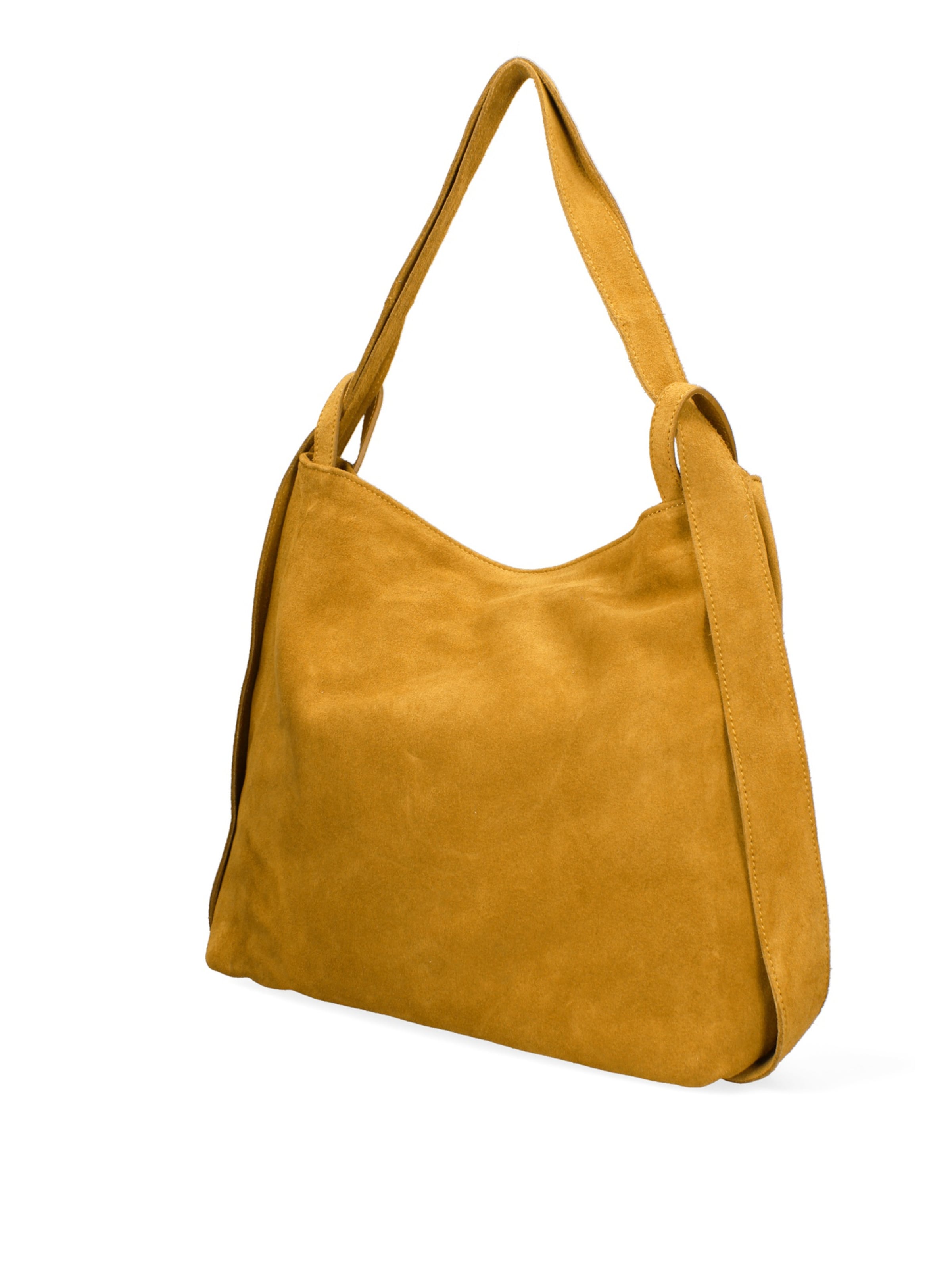 Borsa a spalla di Gave Lux in giallo: frontale