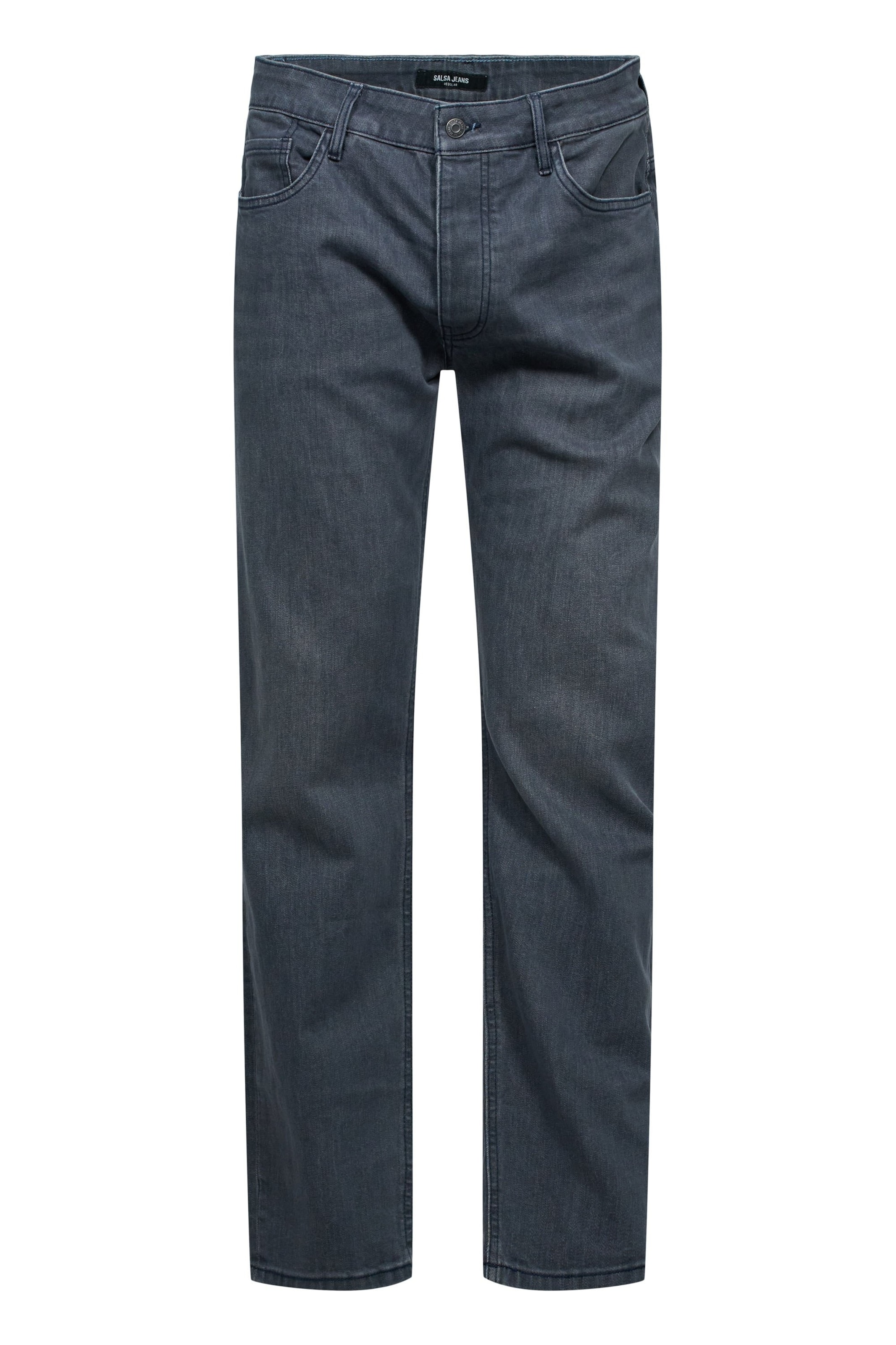 Salsa Jeans Regular Jeans in Grijs: voorkant