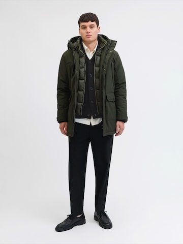 JACK & JONES Knit cardigan 'JJPAUL' in Black