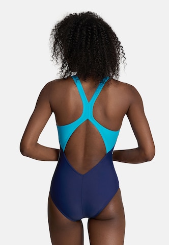 ARENA Strój kąpielowy sportowy 'WAVES BREAKING' w kolorze niebieski