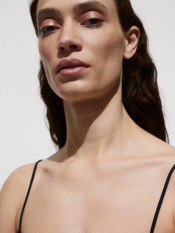 MANGO Knit dress 'CIRUELA' in Black
