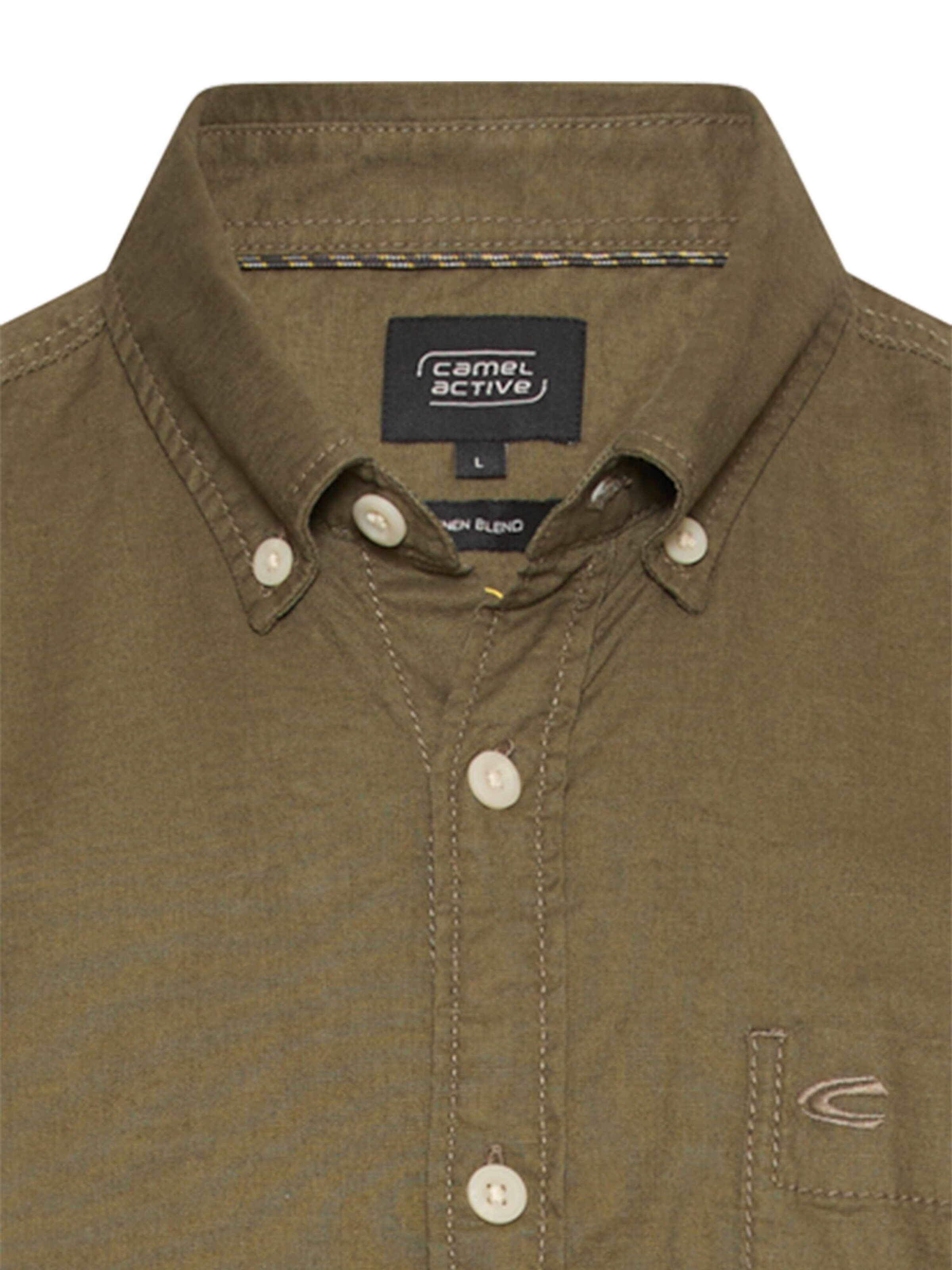 CAMEL ACTIVE Regular fit Button Up Shirt in Green