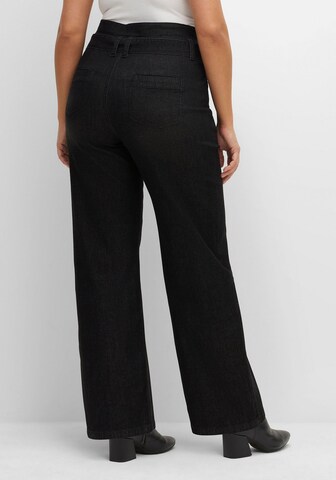 Wide leg Jeans de la SHEEGO pe negru