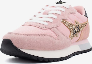 SUN68 Sneakers laag in Roze: voorkant