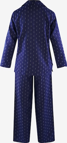 Polo Ralph Lauren Pajama ' Jacquard Polo Player ' in Blue