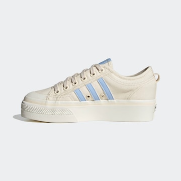 ADIDAS ORIGINALS Sneakers laag 'Nizza Platform' in Beige