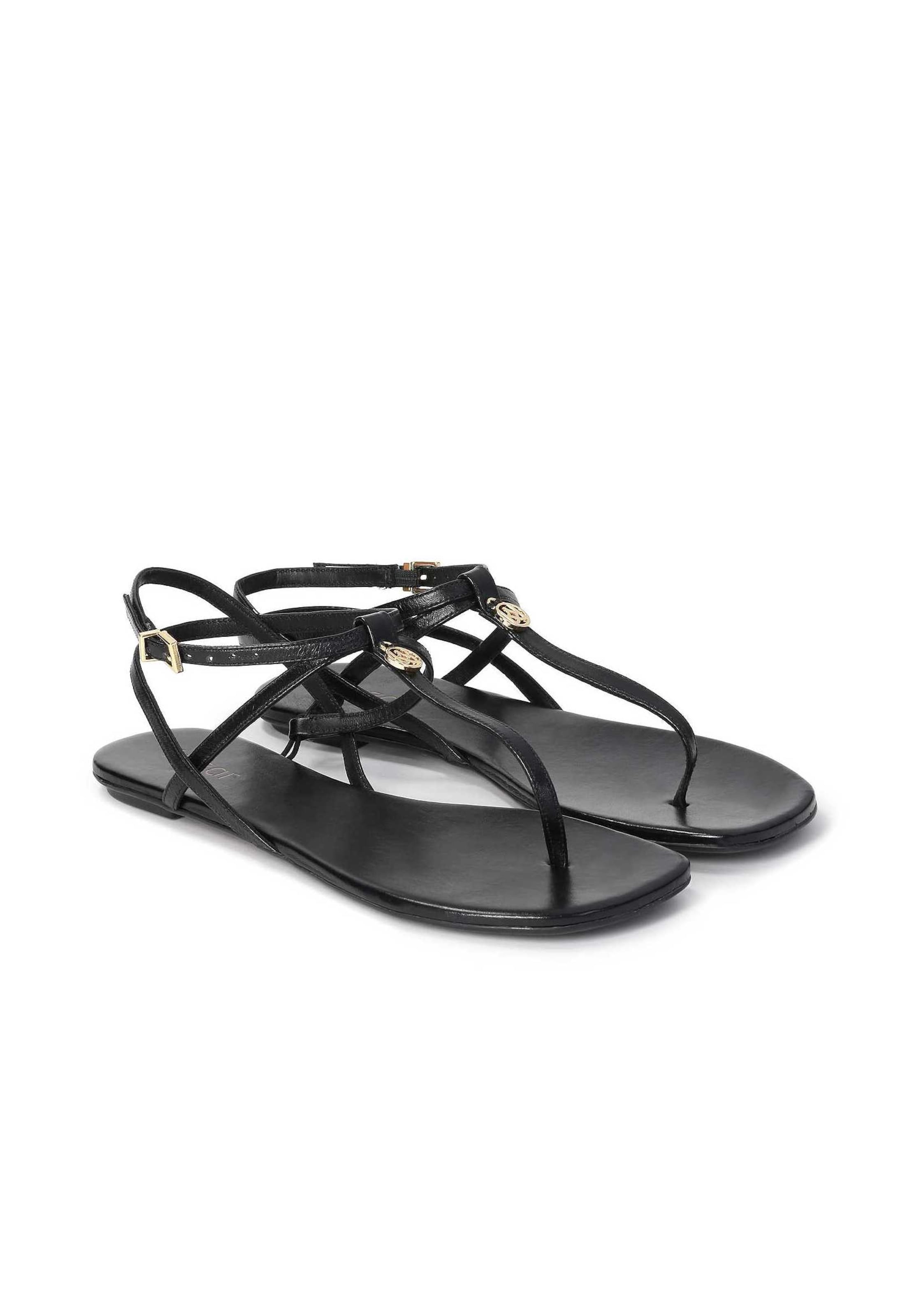 Kazar Босоножки через палец в Черный