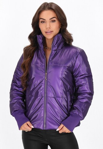 faina Winter jacket in Purple: front